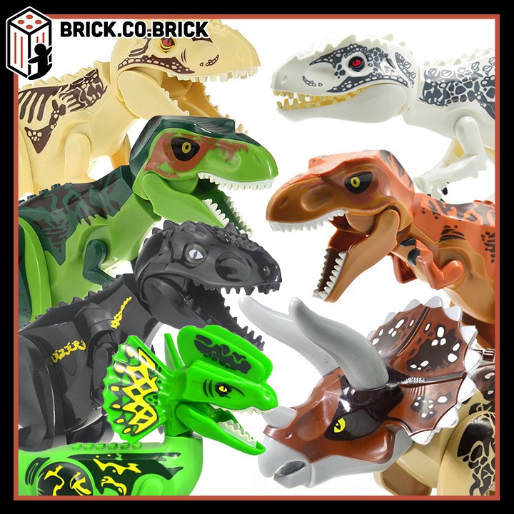 Đồ chơi lắp ráp sáng tạo - Mô hình Khủng long Non lego- Dinosaurs Jurassic Park- Tyrannosau-KF911-KF916