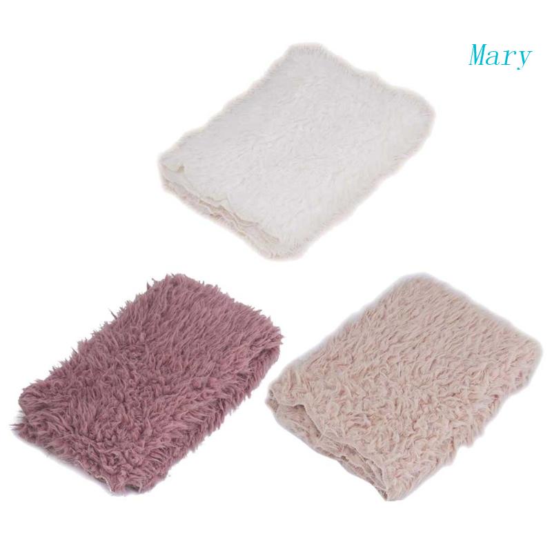 Chăn Lông Giả Mềm Làm Phông Nền Chụp Ảnh Cho Bé Sơ Sinh