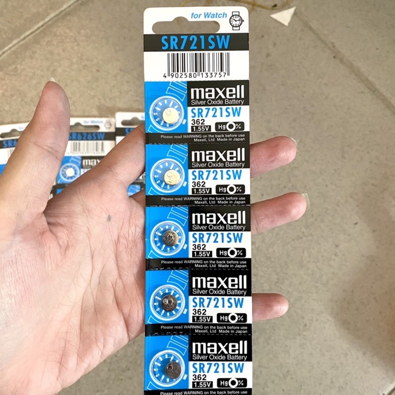 Pin đồng hồ Maxell SR626/SR621/SR616/SR920/SR721 thay pin đồng hồ đeo tay - TOP WATCH