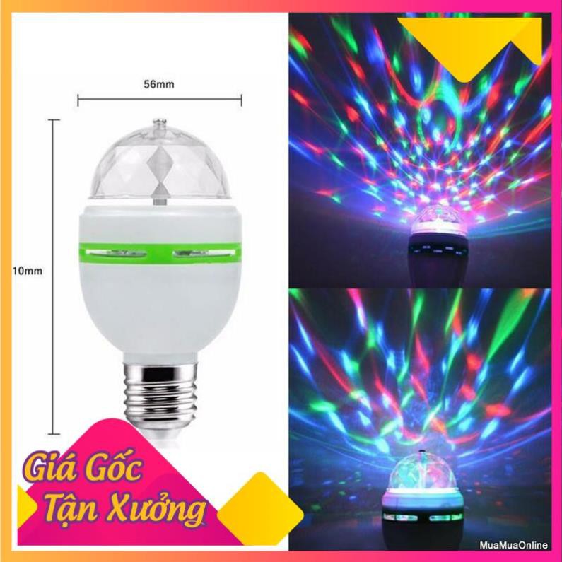 [Giá sỉ] Bóng Đèn Led Vũ Trường Karaoke Xoay 7 Màu