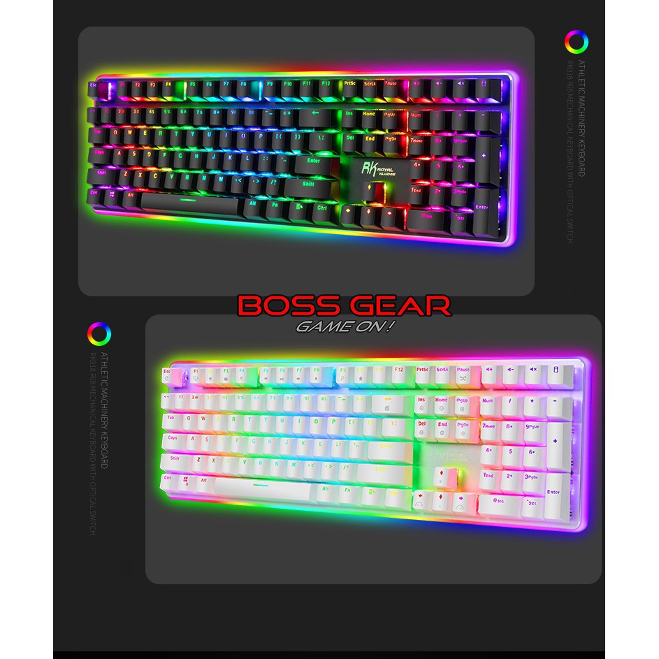Bàn phím cơ rk918 Royal Kludge led RGB | BigBuy360 - bigbuy360.vn