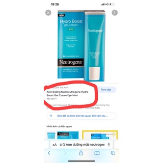 Kem dưỡng mắt Neutrogena