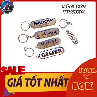 Móc chìa khóa titanium - móc khóa xe máy