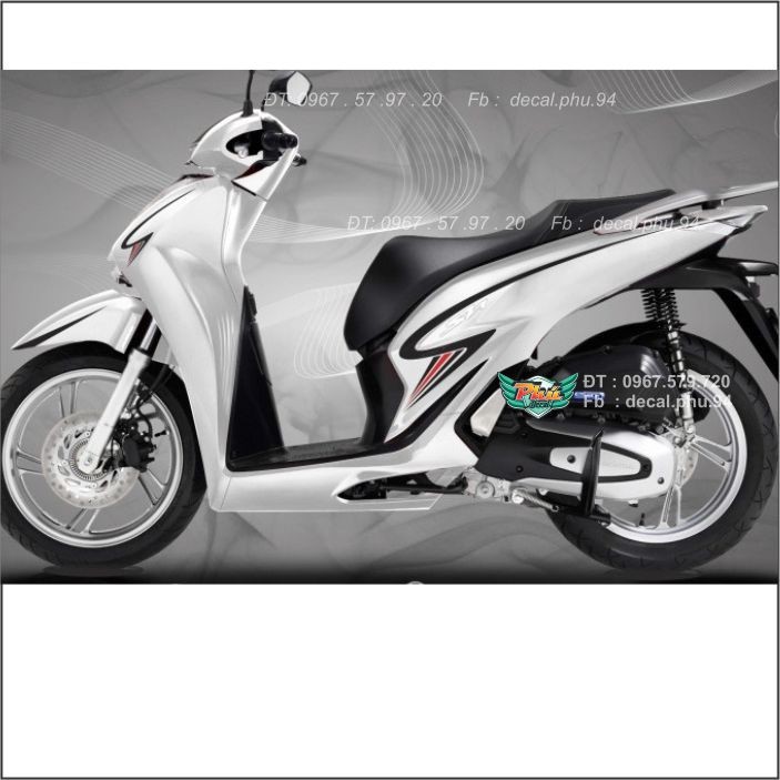 Tem Rời SH 2020 Trắng chỉ đen (C)