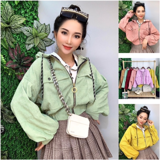 🌵 𝐓𝐡𝐞𝐔𝐥𝐳𝐳𝐚𝐧𝐠 🌵 022 Áo Khoác Nữ KaKi Nhung Thêu Chữ Form Cánh Dơi. Áo Chống Nắng Bán Sỉ | BigBuy360 - bigbuy360.vn