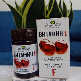CHÍNH HÃNG] Vitamin E đỏ Nga 270mg ( hàng auth )