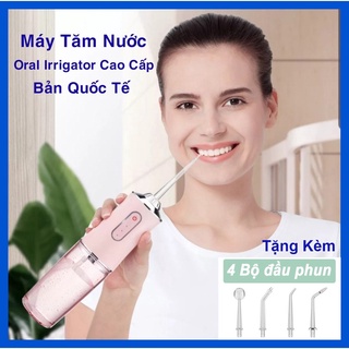 Máy tăm nước cầm tay máy tăm nước vệ sinh răng miệng cực sạch Oral Irrigator 3 chế độ