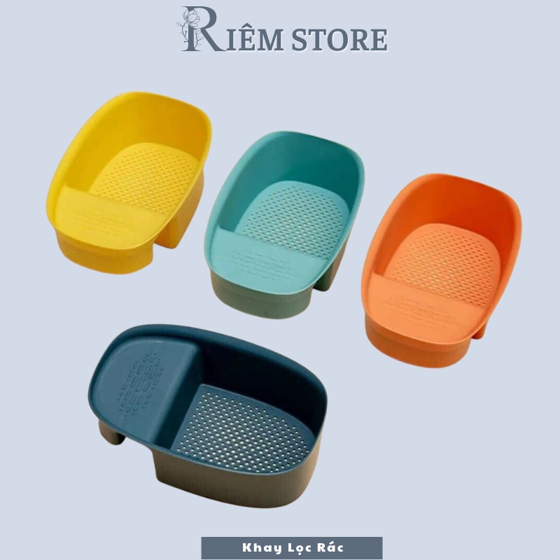 Khay Lọc Rác, Khay Đựng Đồ Rửa Chén Bát Gác Bồn Chất Liệu Nhựa Cao Cấp Tiện Lợi
