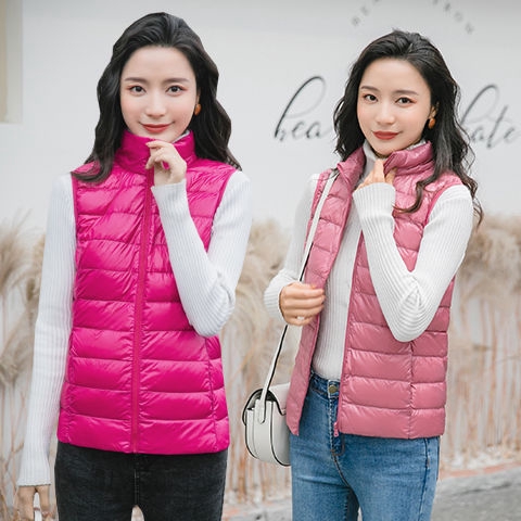 Áo Khoác Phao Không Tay Dáng Ôm Thời Trang Mùa Đông Hàn Quốc Dành Cho Nữ | BigBuy360 - bigbuy360.vn