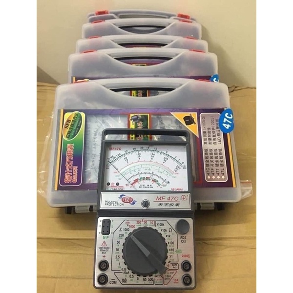 Đồng Hồ Vạn Năng Kim MF47C Tặng Kèm 2 Pin