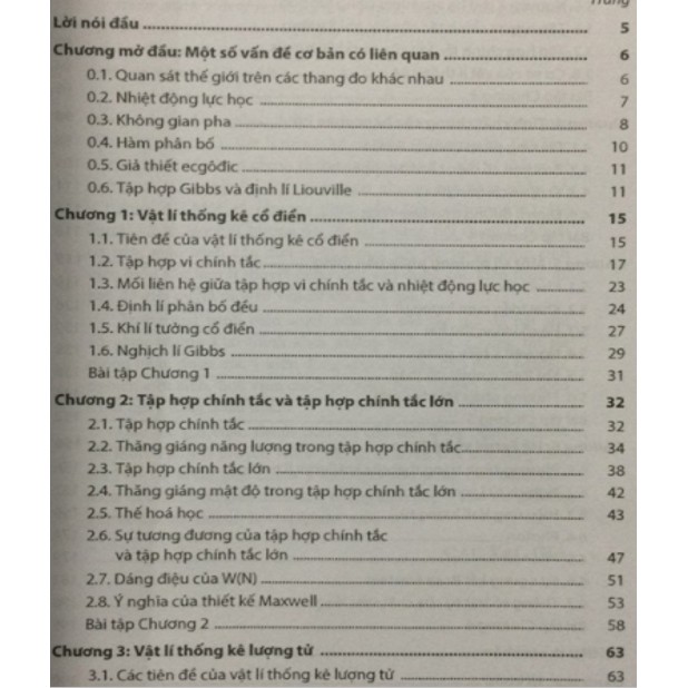 Sách - Giáo trình vật lí lí thuyết 2 Tập 2: Vật lí thống kê
