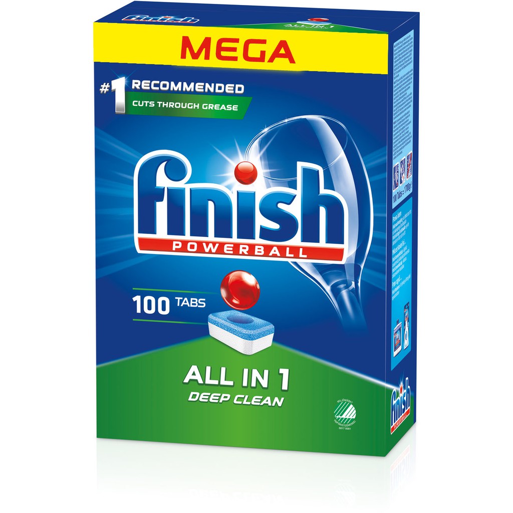 Viên rửa bát Finish All in One dành cho máy rửa chén bát bán lẻ 1 viên