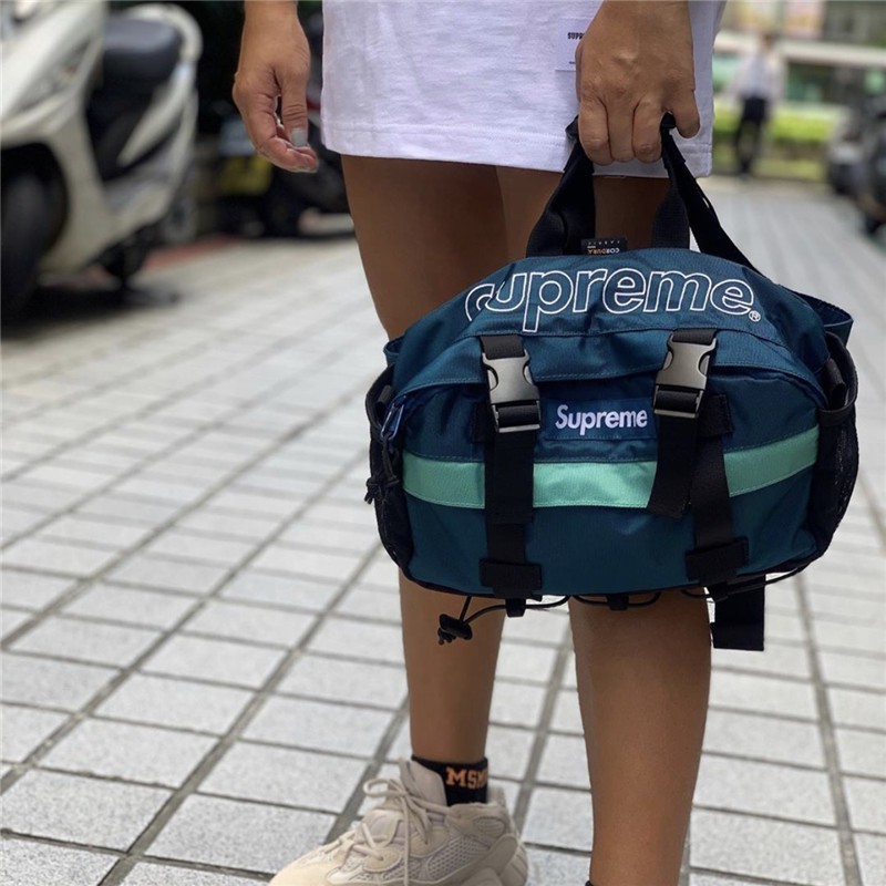 Supreme 19FW 47TH Waist Bag Logo branch waterproof casual one-shoulder messenger bag waist bag chest bag