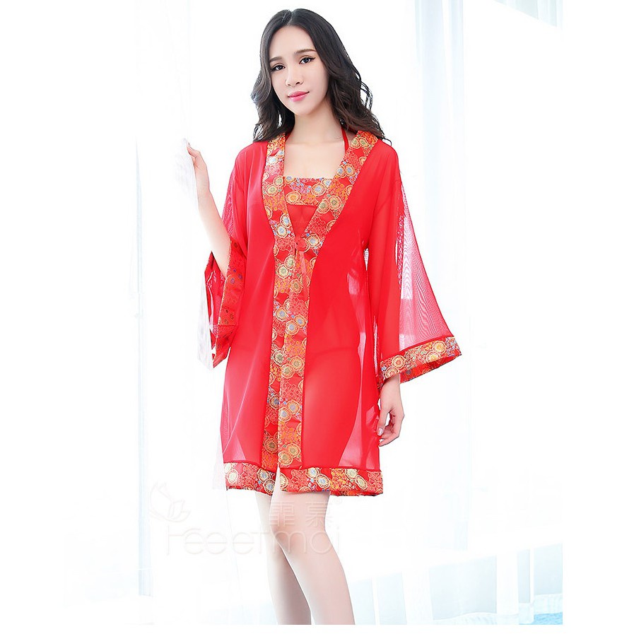 Áo Choàng Ngủ Cosplay Sexy Tân Nương Cổ Trang - ACTH1300 (không có áo yếm) | BigBuy360 - bigbuy360.vn