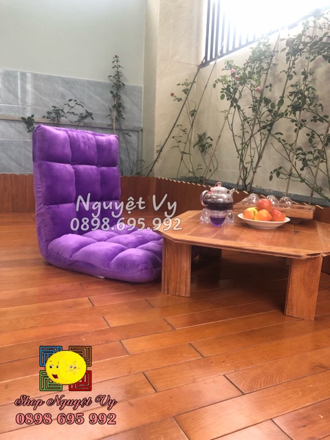 Ghế bệt tựa lưng màu xám size to 1m2x60cm nhung mịn ghế dày chắc chắn | BigBuy360 - bigbuy360.vn