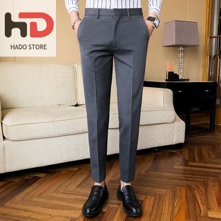 Quần tây nam dáng Baggy ống rộng vải Hàn cao cấp, co giãn thời trang HADO | BigBuy360 - bigbuy360.vn