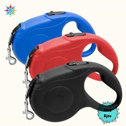 Dây dắt chó đi dạo kéo dài thu gọn được 15kg dài 3m