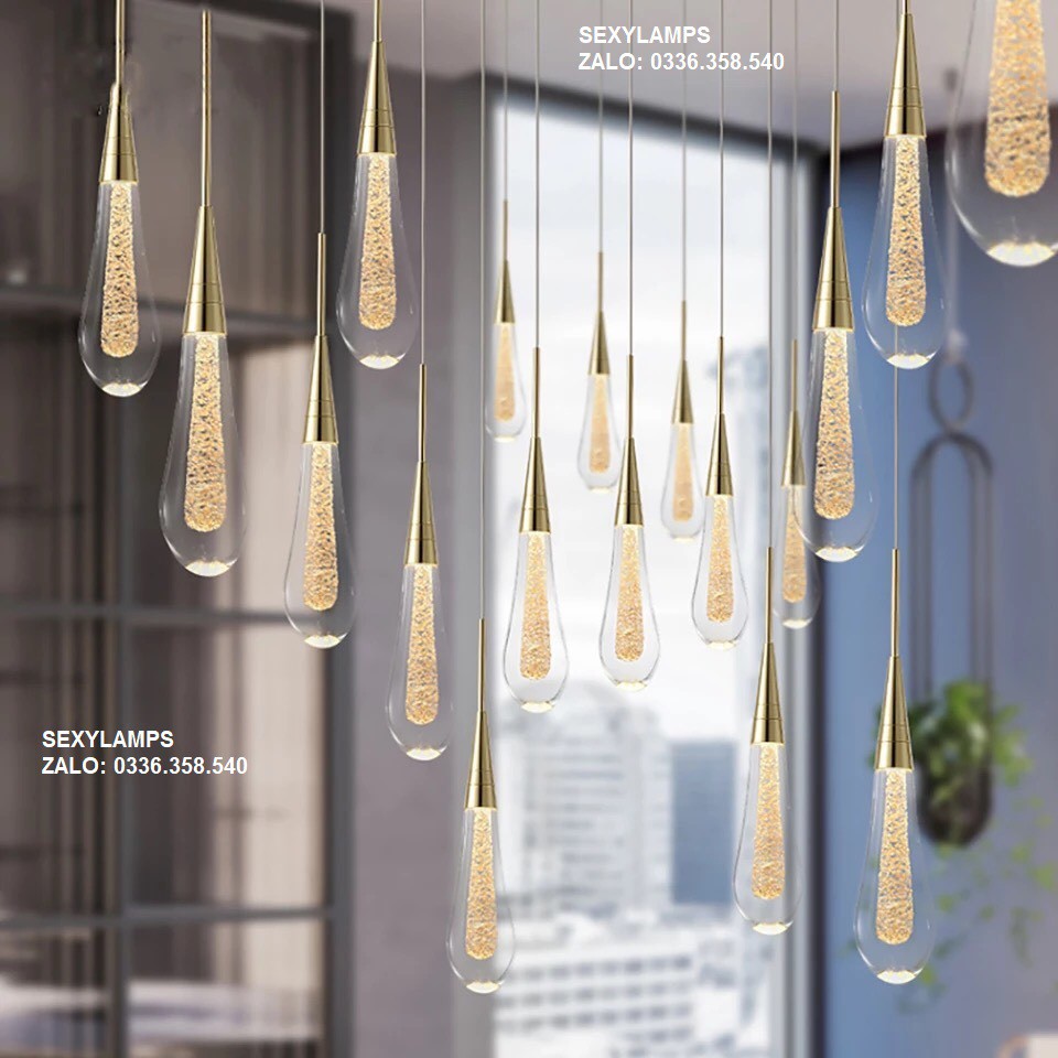 ĐÈN THẢ GIỌT LỆ (TẶNG KÈM BÓNG LED)