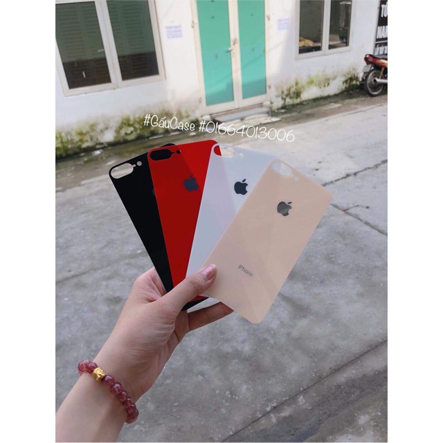 Kính cường lực mặt sau giả iphone 8Plus - 5D IP6/6plus 7/7plus 8/8plus IPX