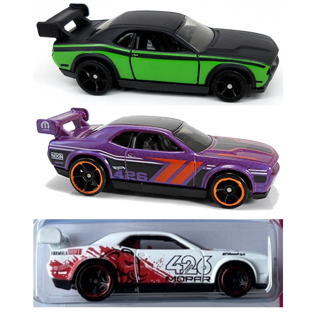 Xe mô hình Hot Wheels Fast & Furious Dodge Challenger Drift Car