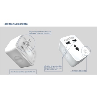 Ổ cắm thông minh Wifi Rạng Đông