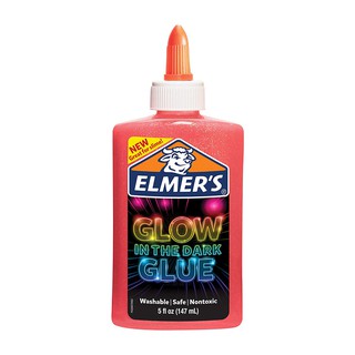 Keo dán phát sáng trong tối Elmer’s Glow in the Dark 147ml – Hồng, slime