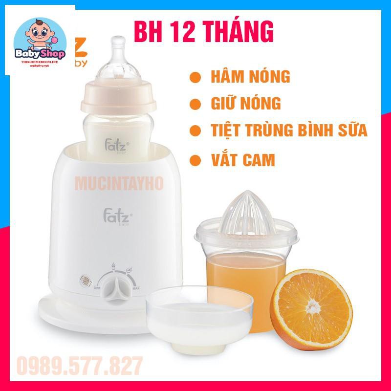 [FREESHIP] [SIÊU RẺ] Máy hâm sữa Fatz 4 chức năng, Hâm nóng, giữ nóng, tiệt trùng bình sữa, vắt cam,Fatz baby Hàn Quốc