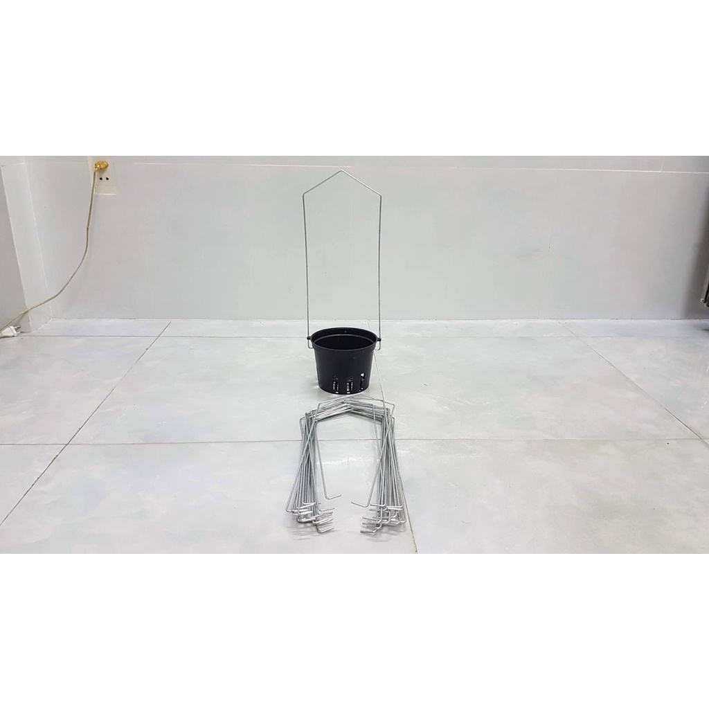 Móc vuông treo lan chậu 18cm-cao 55cm tính 1kg