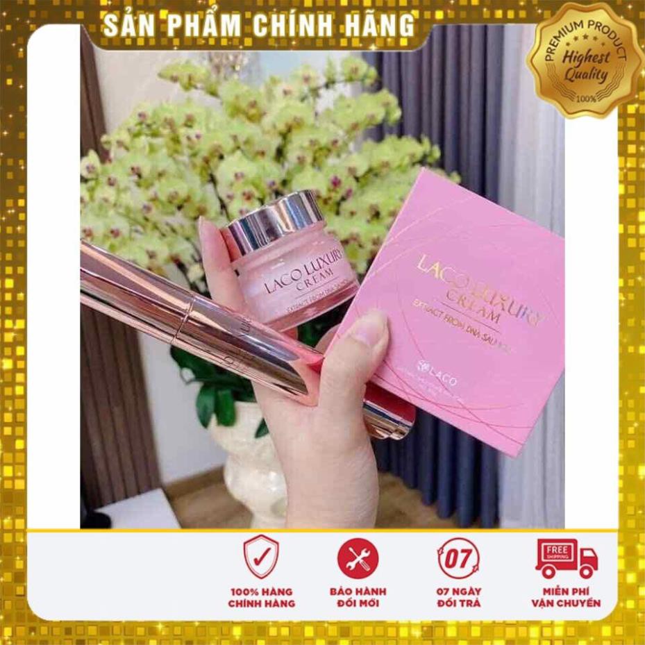 🔥RẺ VÔ ĐỊCH🔥COMBO KEM DƯỠNG DA NGÀY ĐÊM LUXURY AMPOULE-MỸ PHẨM HỮU CƠ LACO  .