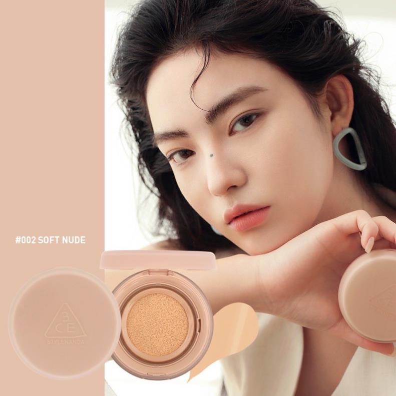 Phấn Nước 3CE GLOW CUSHION Cho Lớp Nền Căng Bóng 15g x 2 lõi | BigBuy360 - bigbuy360.vn