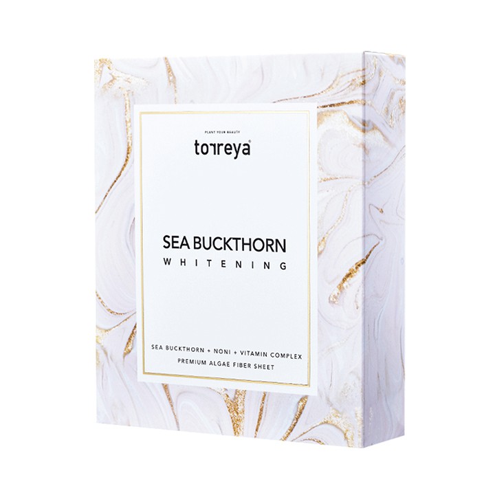 Mặt Nạ Dưỡng Da TORREYA SEA BUCKTHORN WHITENING MASK, Chiết Xuất Hắc Mai Biển (25gr) - Date: 05/09/2022