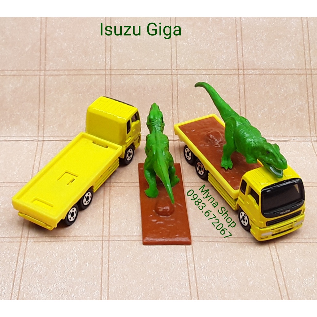 Đồ chơi mô hình tĩnh xe tomica không hộp, Isuzu Giga (xem ảnh tiếp theo ạ)