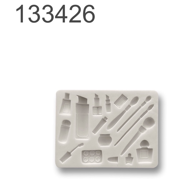 [133426] khuôn silicon trang điểm trang trí bánh