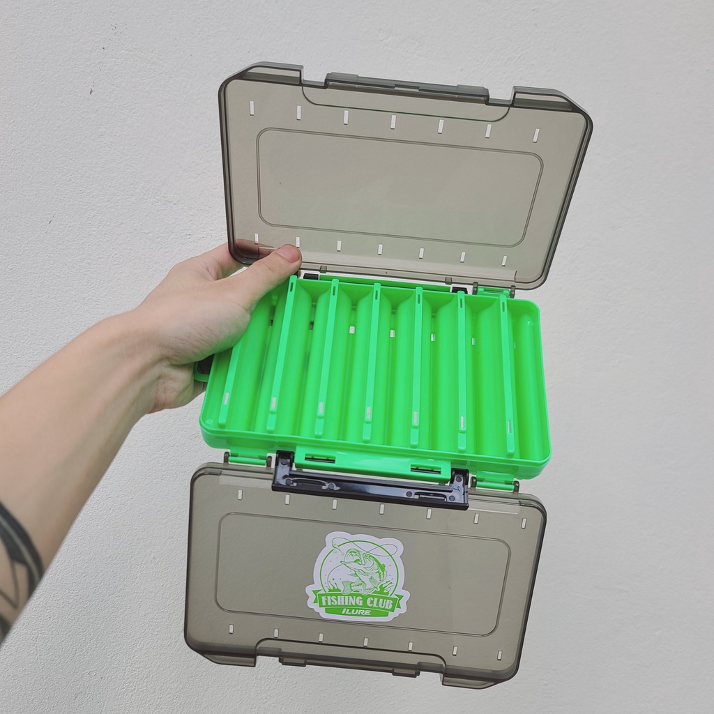 Hộp Đựng Mồi 2 Mặt iLure size lớn Siêu Tiện Dụng - Đẹp Bền Rẻ