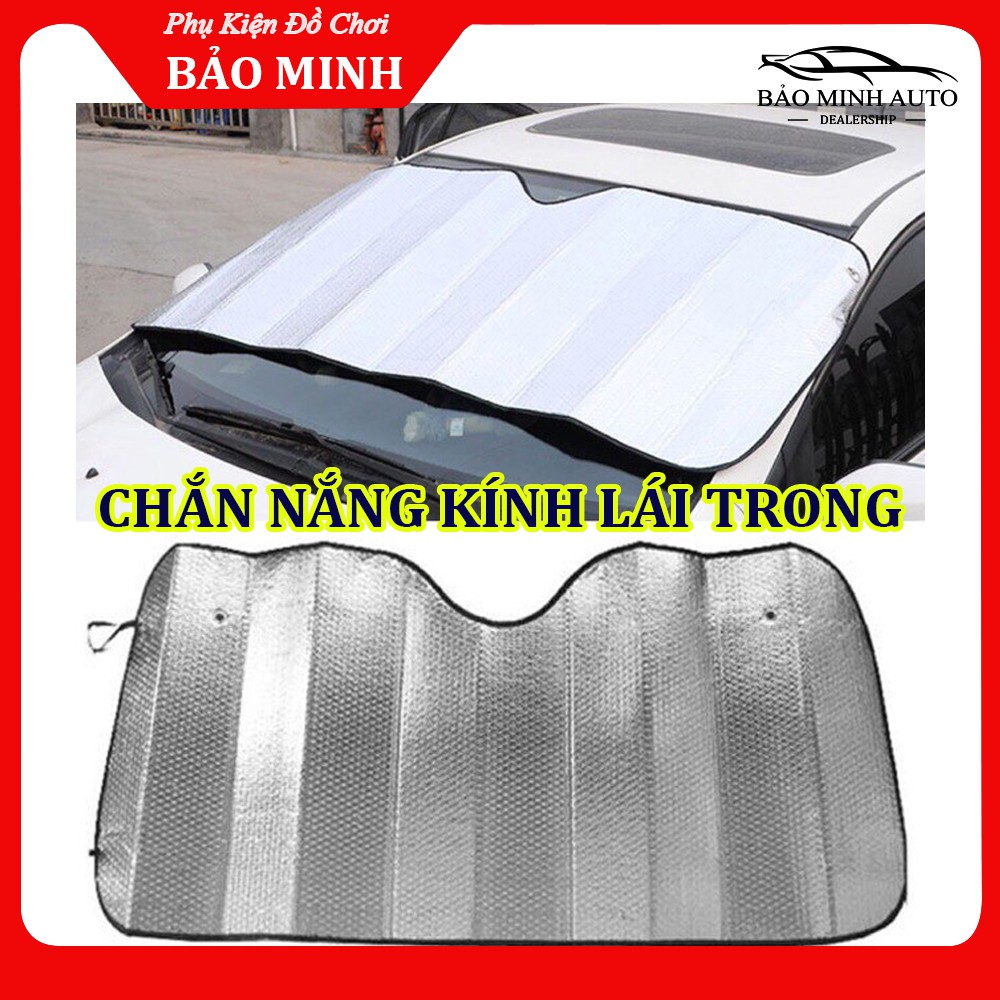 Tấm chắn nắng kính lái ô tô xe hơi phủ trong xe cao cấp , chống nóng 3D vượt trội hiệu quả