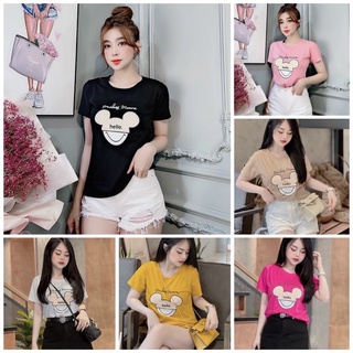 Áo thun thái siêu xinh 100% chụp thật lẻ = sỉ