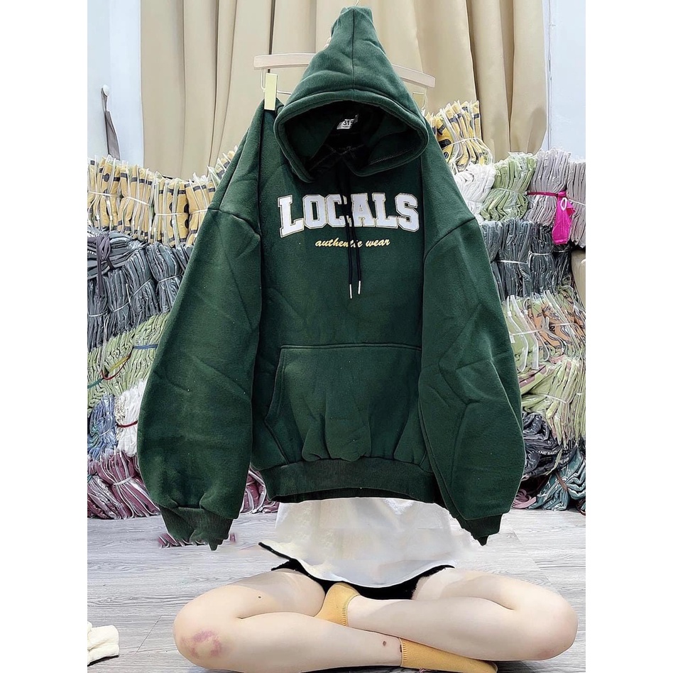 Áo HOODIE nỉ có mũ 2 lớp SAM CLO - Áo khoác chui tay dài thu đông nam nữ freesize form rộng unisex chữ GOOD VIBESINLY