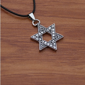 Vòng cổ Sợi Xích Mặt Hình Lục Giác Phong Cách Hip Hop Thời Trang Cho Nam Và Nữ