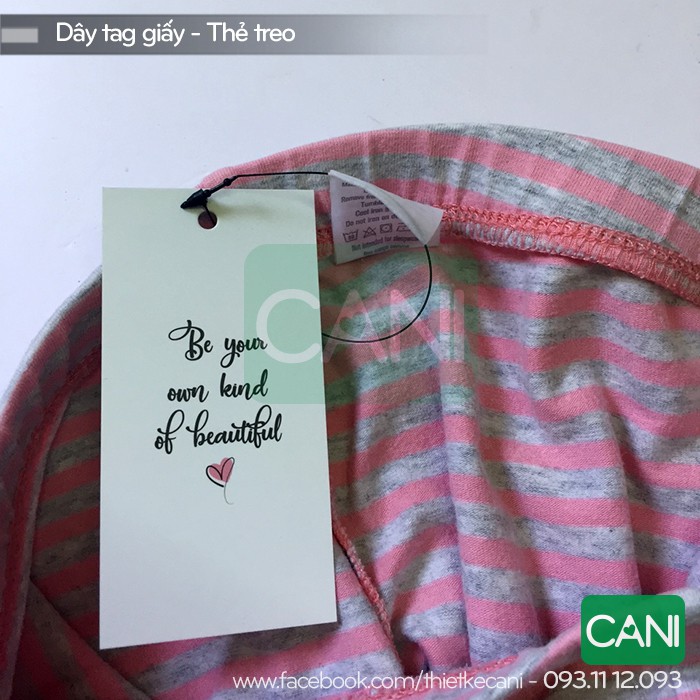 Dây nhựa treo mác quần áo Máy bắn tag áo