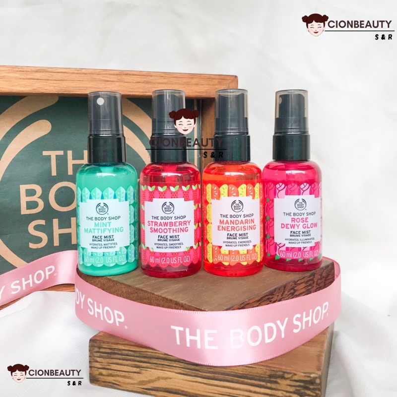 THE BODY SHOP Chai Xịt Khoáng Dưỡng Da Mặt Cao Cấp