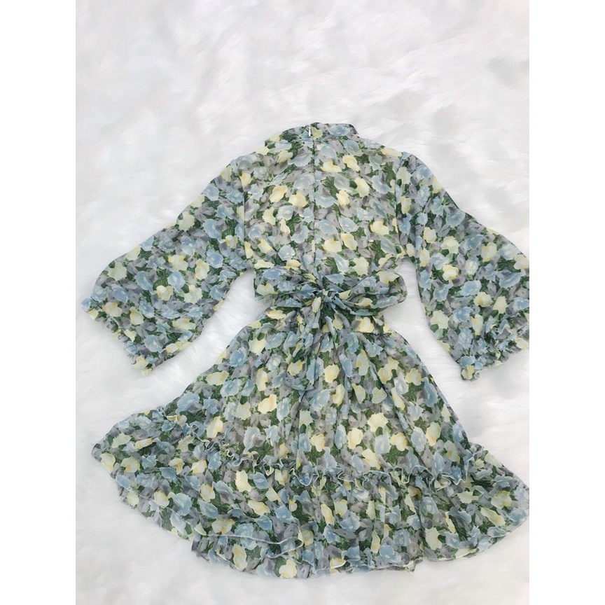 Jumsuit dáng váy hoạ tiết hoa nhí , voan quảng châu cao cấp HATY STORE | BigBuy360 - bigbuy360.vn