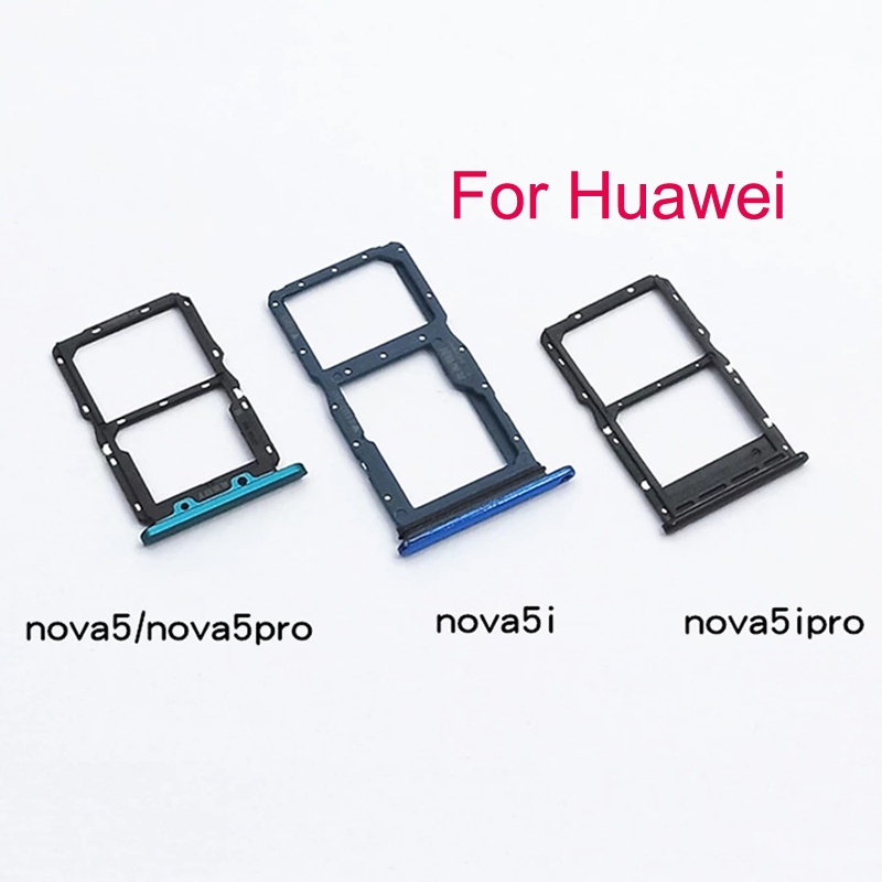 Khay Đựng Thẻ SIM Điện Thoại Cho Huawei Nova 5T 5Z 5 Pro 5i Pro Honor 20