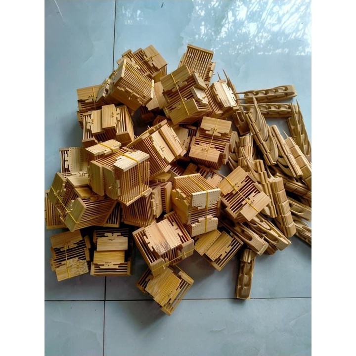 Rọ dế tre dành cho chim chào mào,Rọ dế cho chim khuyên phụ kiện lồng chim BTA PKR2
