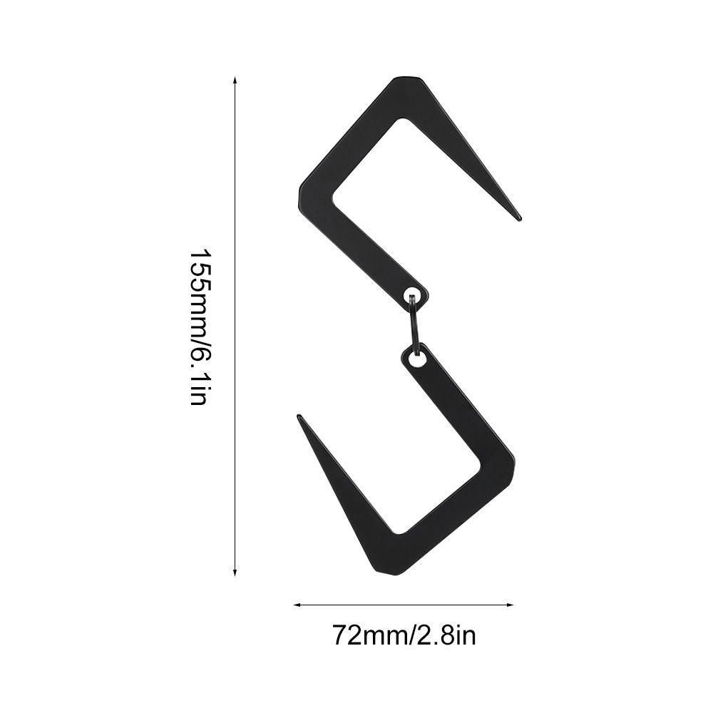 Móc Treo Đồ Hình Chữ S Bằng Thép Không Gỉ Tiện Lợi