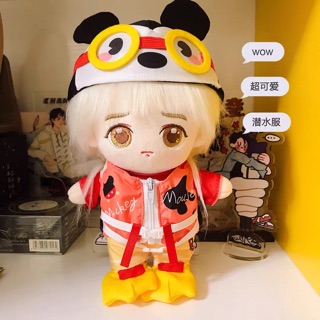 Set áo phao cho doll 20cm