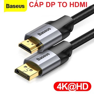 [DP to HDMI] Cáp chuyển Display Port sang HDMI Baseus Enjoyment Series