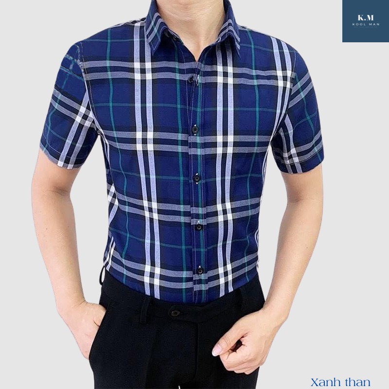 Áo Sơ Mi Nam Ngắn Tay BBR, Áo Sơ Mi Nam Cộc Tay Công Sở Chất Vải Cao Cấp Thoáng Mát, Bền Đẹp | BigBuy360 - bigbuy360.vn
