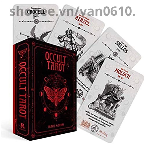 Bộ bài Tarot 78 lá Occult Tarot phiên bản tiếng Anh, Tác giả Travis McHenry