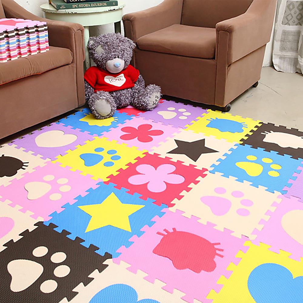 10pcs Soft EVA Foam Pattern Puzzle Mat Floor Crawling Rugs Baby Games Fantastic