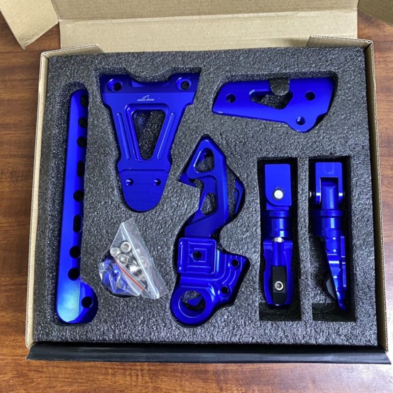 Bộ gác chân Biker chính hãng nhôm CNC sharkpower